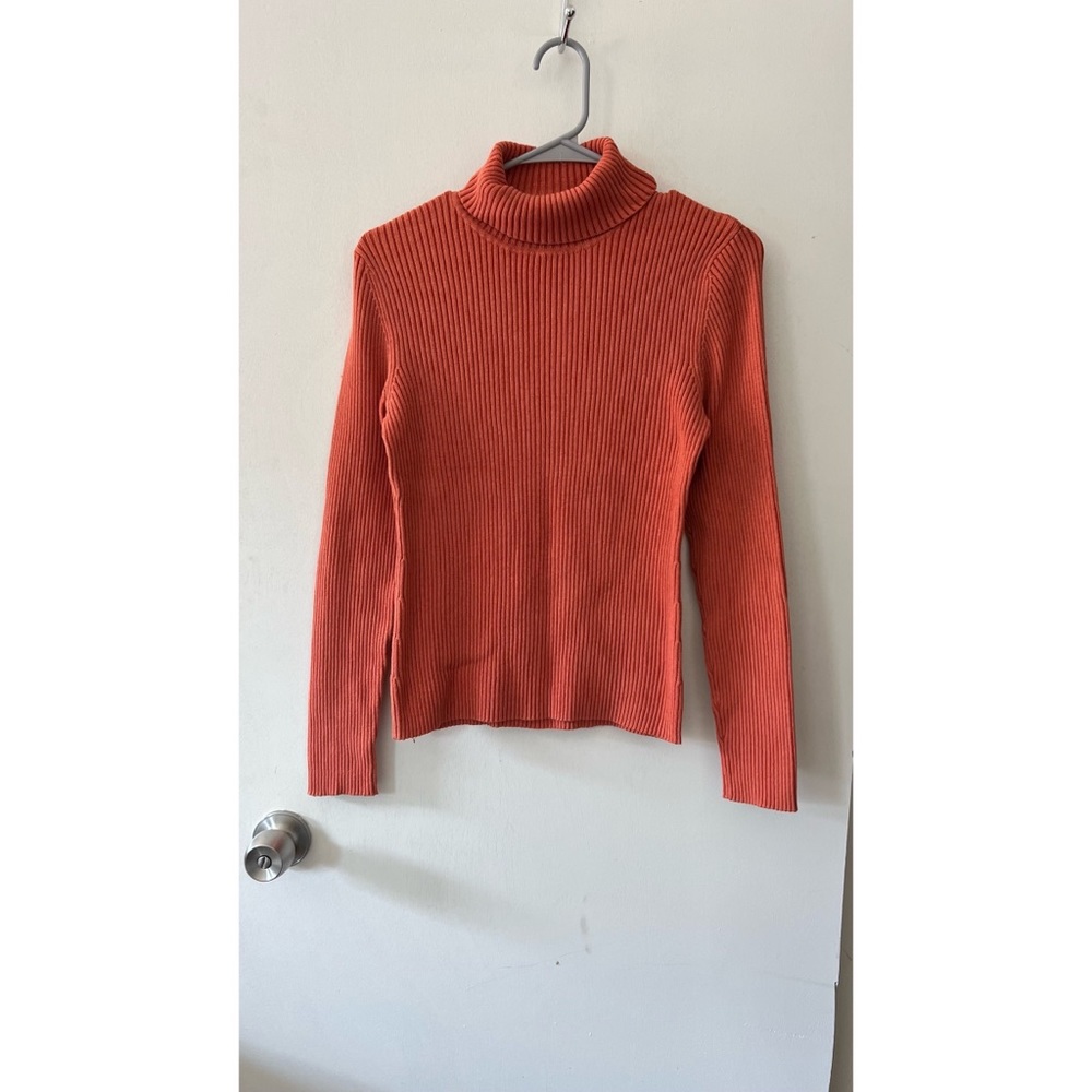 ✨SOLD✨Chico’s | Burnt Orange Turtleneck Sweater